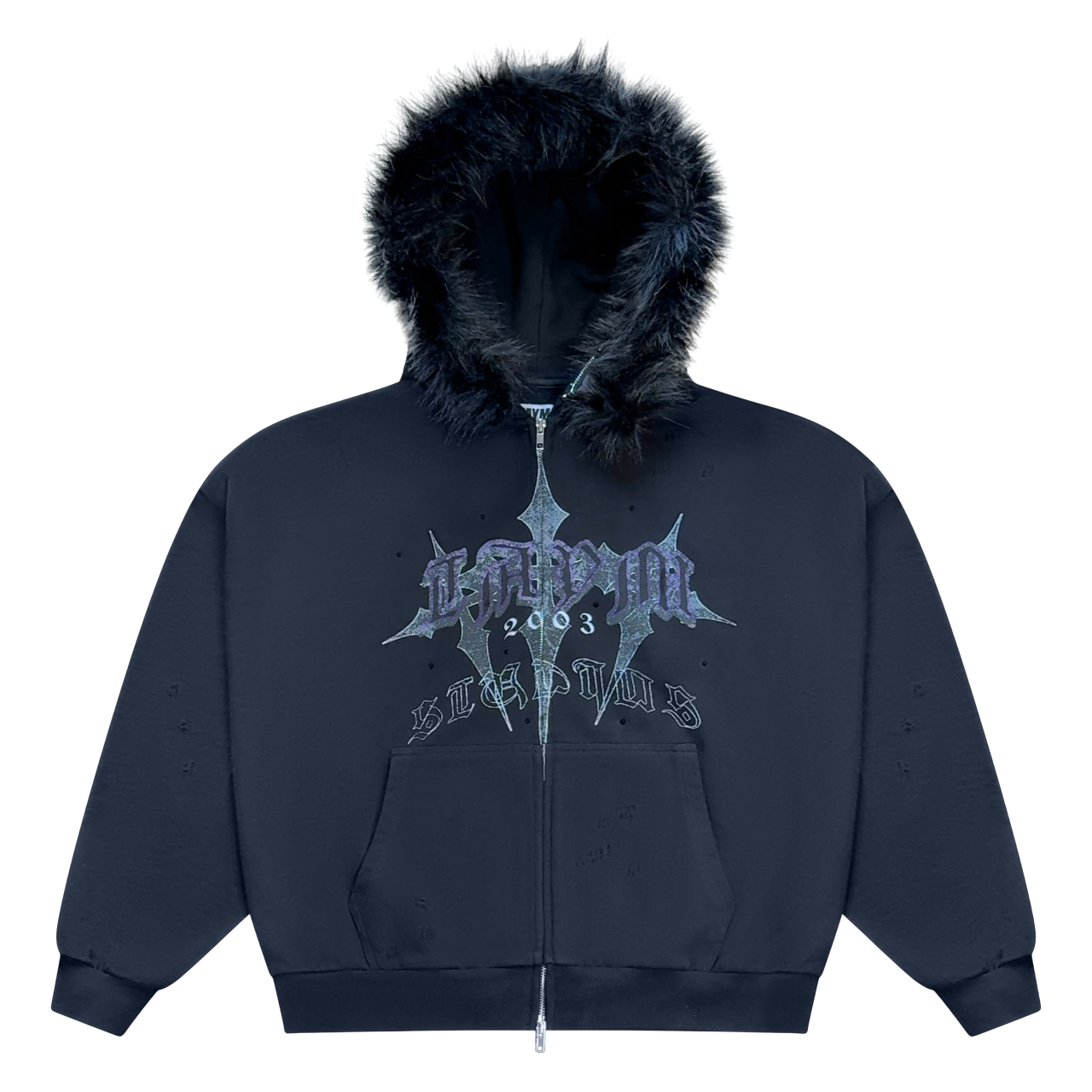 Taym Baggy Zip-Up Hoodie