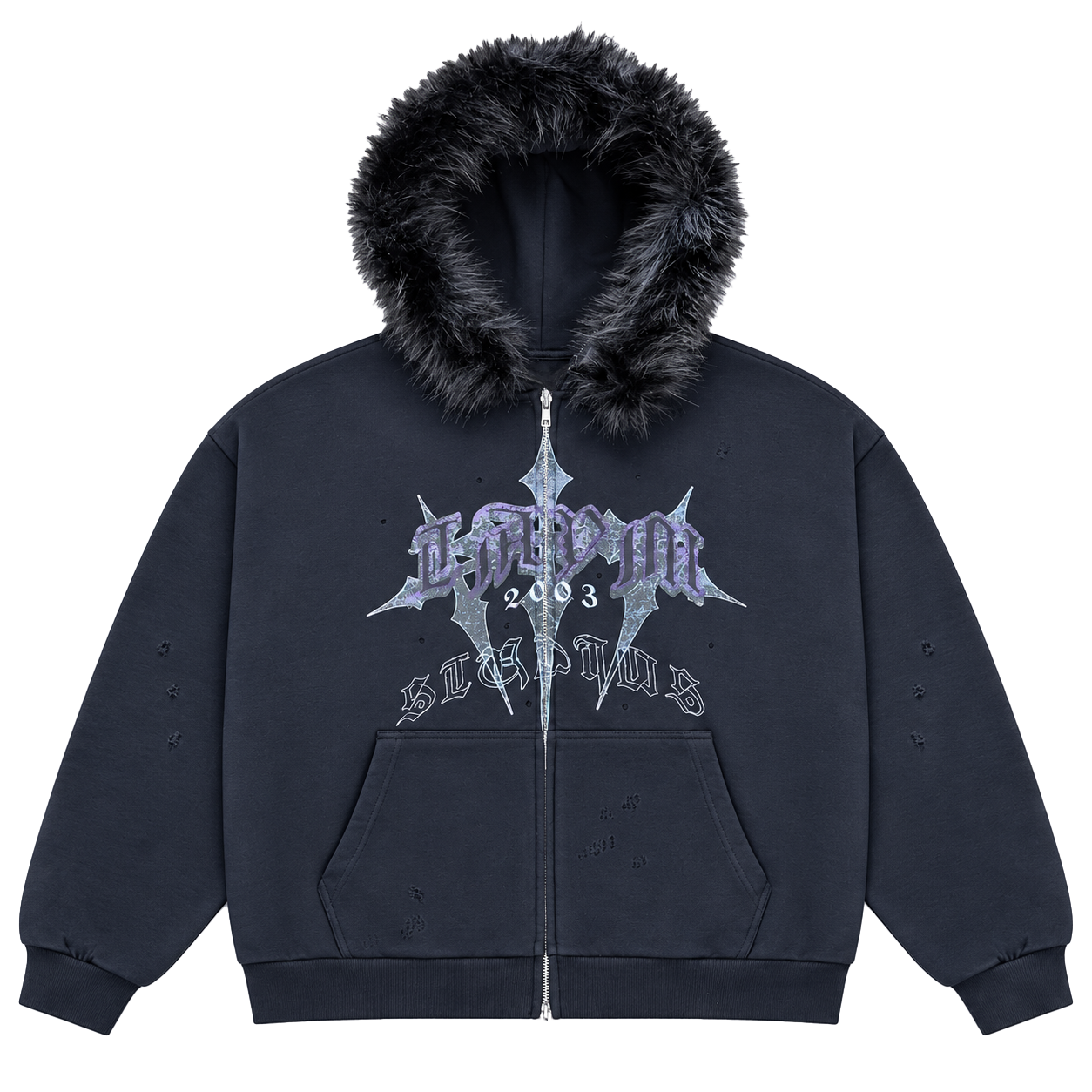 Taym Baggy Zip-Up Hoodie
