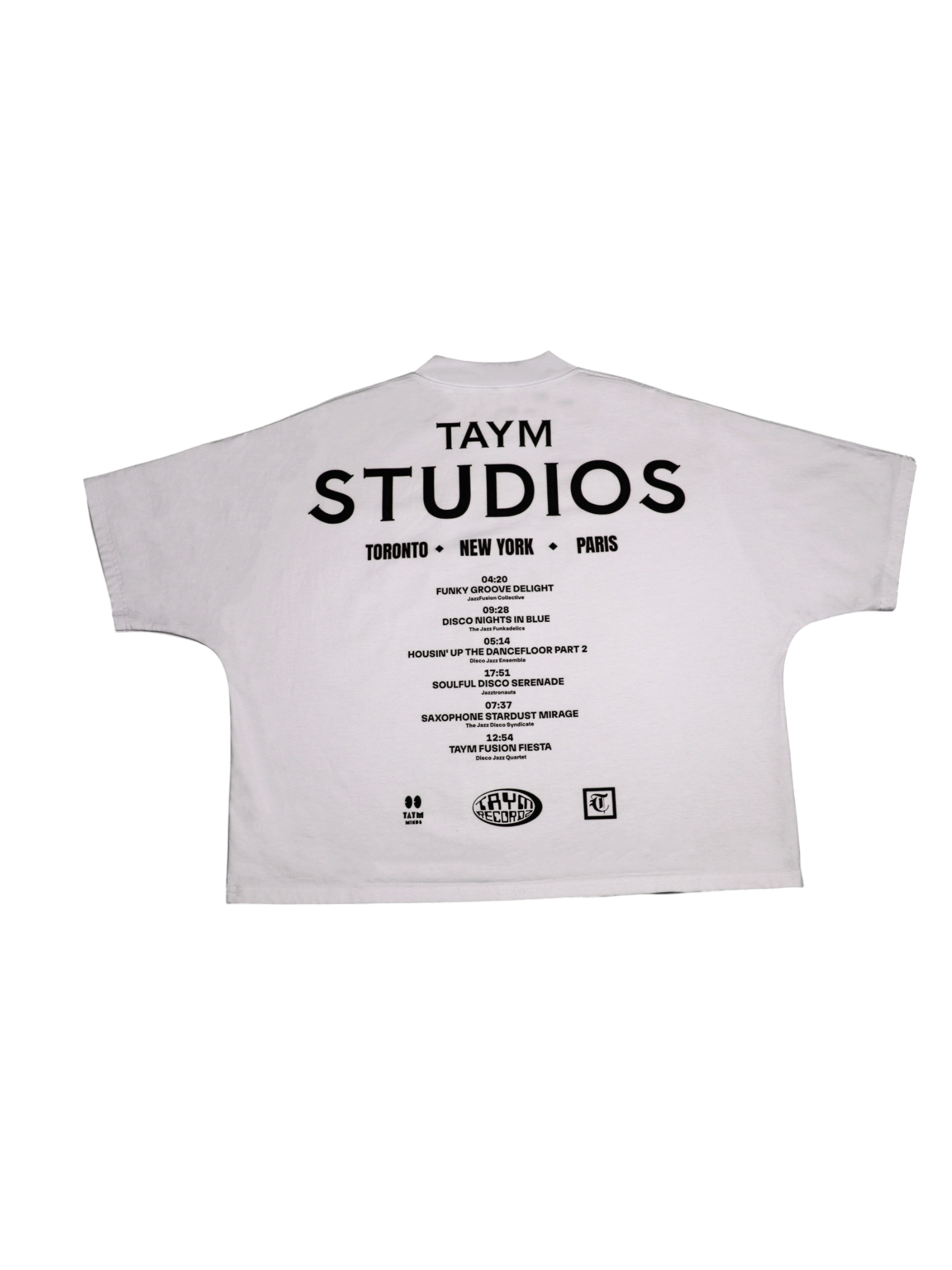 Taym Cropped Tee White