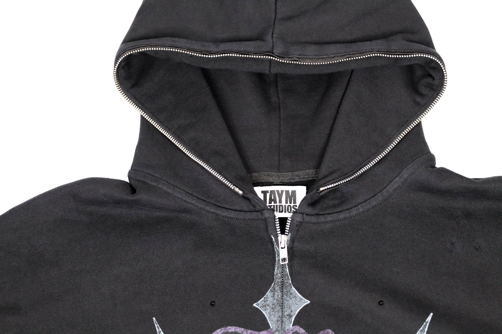 Taym Baggy Zip-Up Hoodie