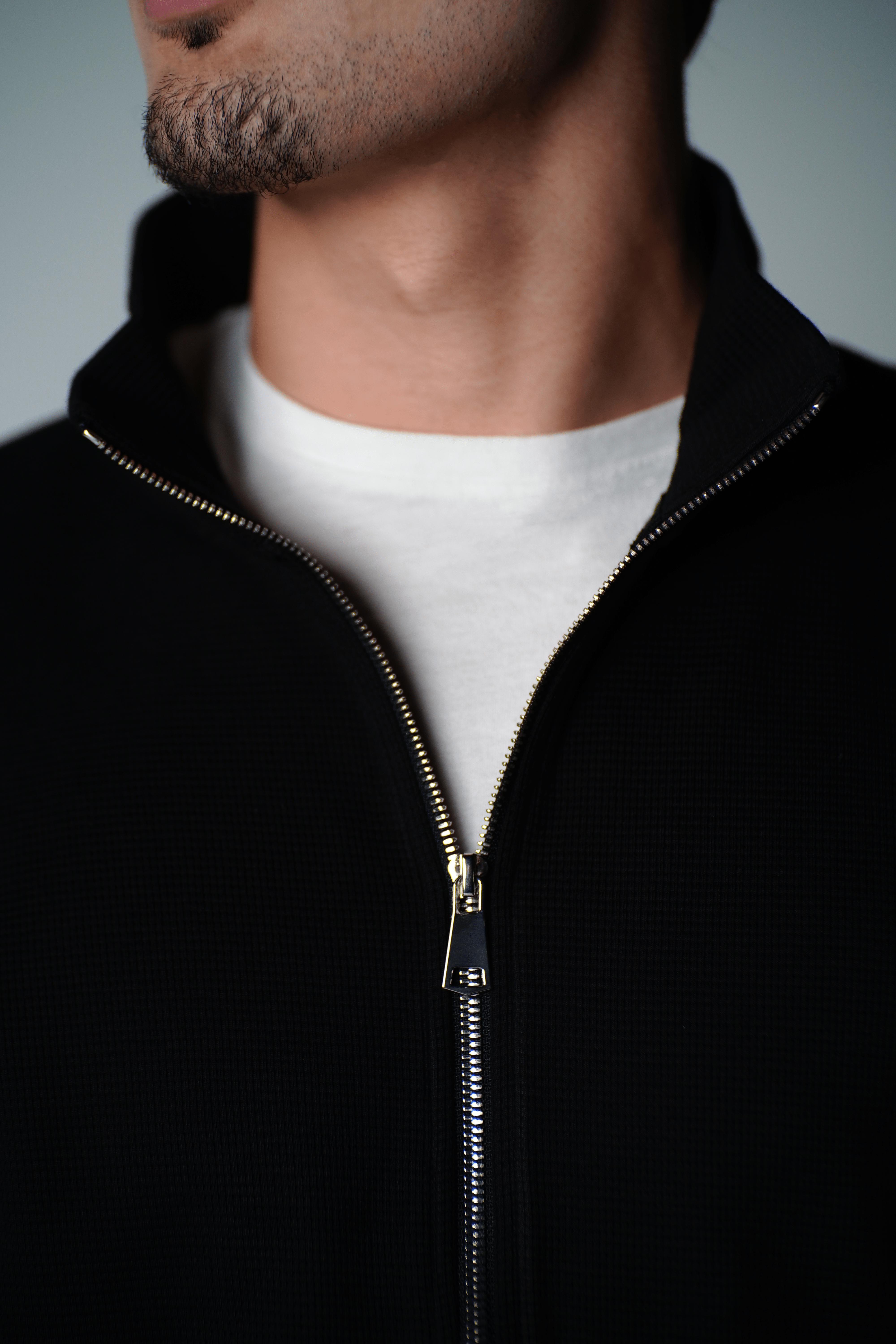 Waffle Zip-Up